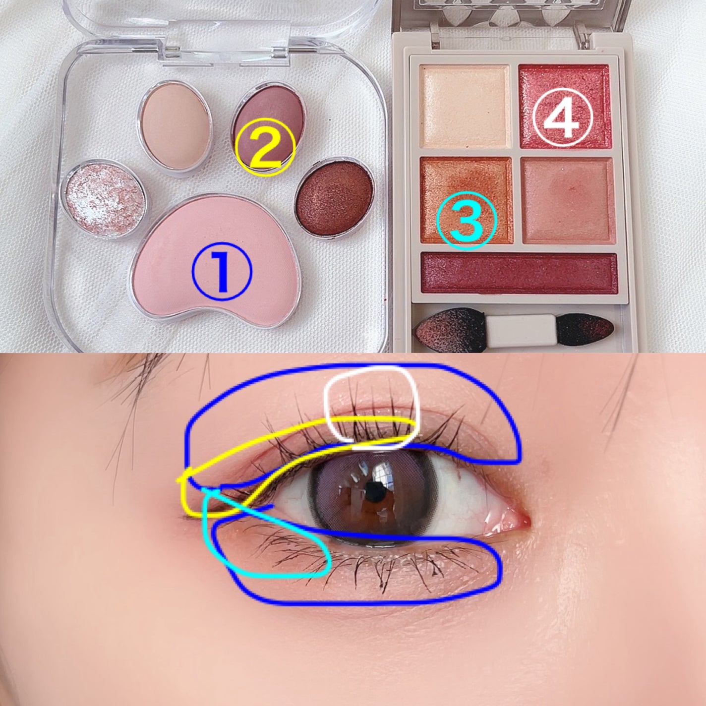 パノラマデザイン アイパレット/Visée/アイシャドウパレットを使ったクチコミ(2枚目)