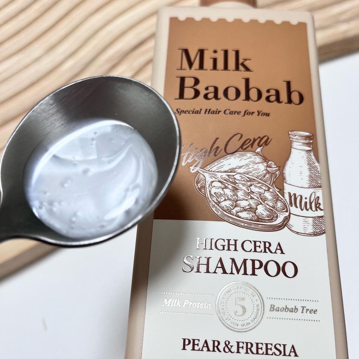  シカ リフレッシング ボディ スクラブ ウォッシュ/ミルクバオバブ/ボディスクラブを使ったクチコミ（2枚目）