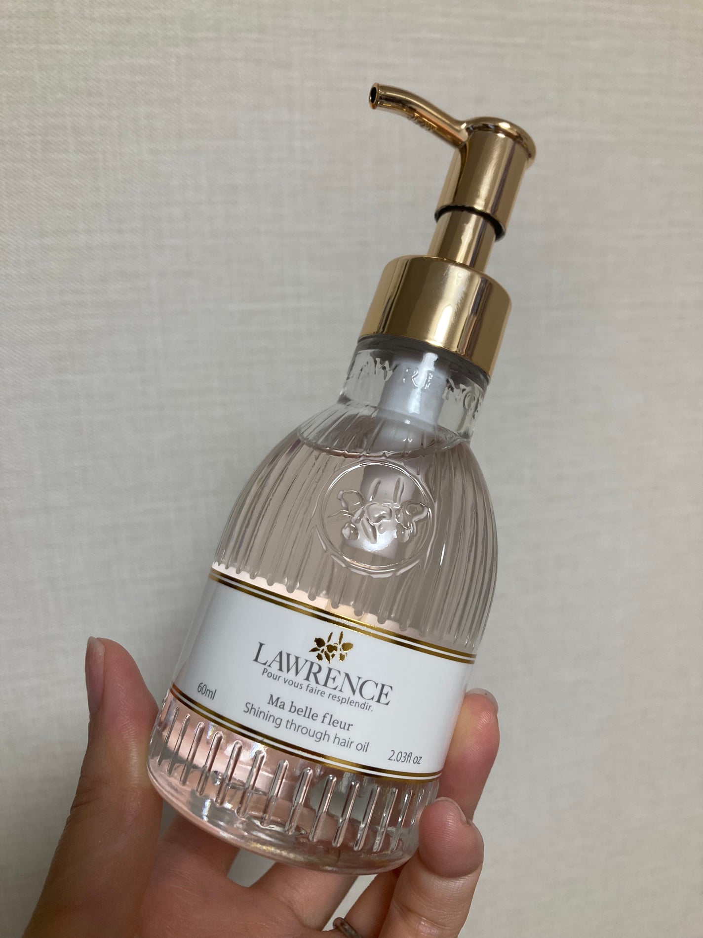シャイニングスルーヘアオイル マベルフルール/ロウレンス /ヘアオイルを使ったクチコミ(3枚目)