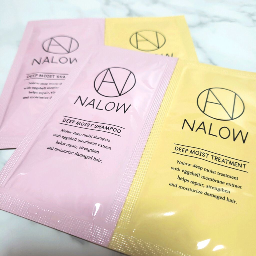 ディープモイスト シャンプー/トリートメント/NALOW/市販シャンプーを使ったクチコミ(1枚目)