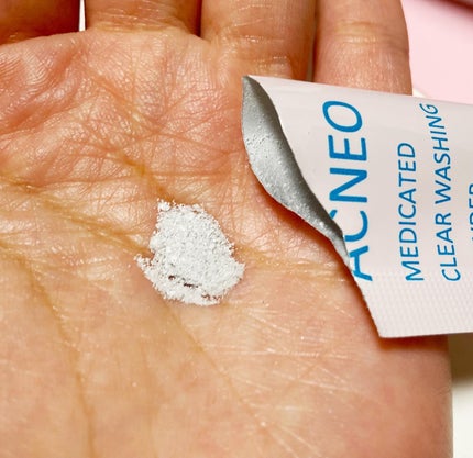 アクネオ 薬用 クリアウォッシング パウダー/フォルミュール/洗顔パウダーを使ったクチコミ(4枚目)