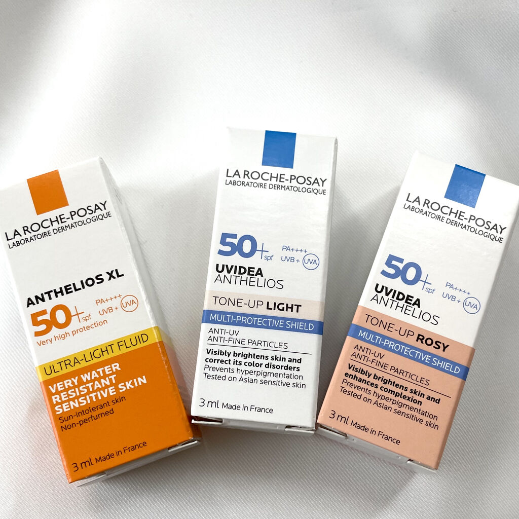 UVイデア XL プロテクショントーンアップ ローズ/ラ ロッシュ ポゼ/日焼け止めクリームを使ったクチコミ（3枚目）