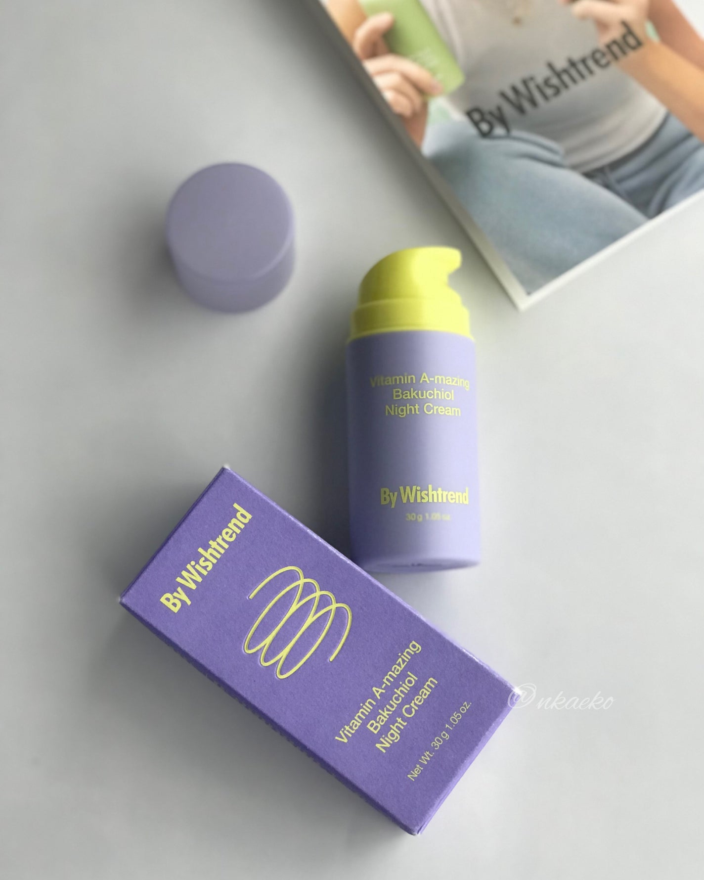 ビタミンA-mazingバクチオールナイトクリーム/By Wishtrend/フェイスクリームを使ったクチコミ(2枚目)