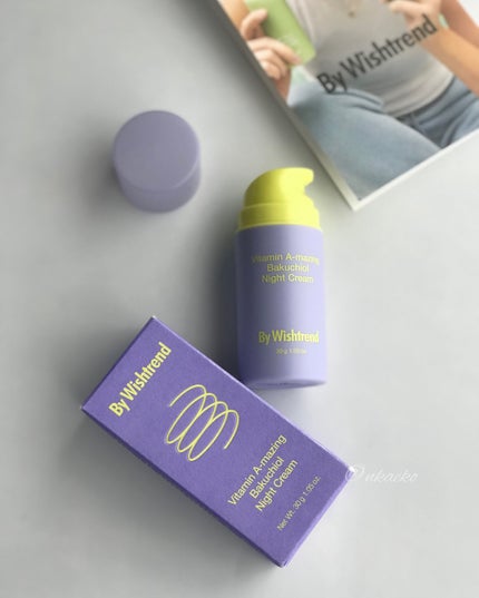 ビタミンA-mazingバクチオールナイトクリーム/By Wishtrend/フェイスクリームを使ったクチコミ(2枚目)