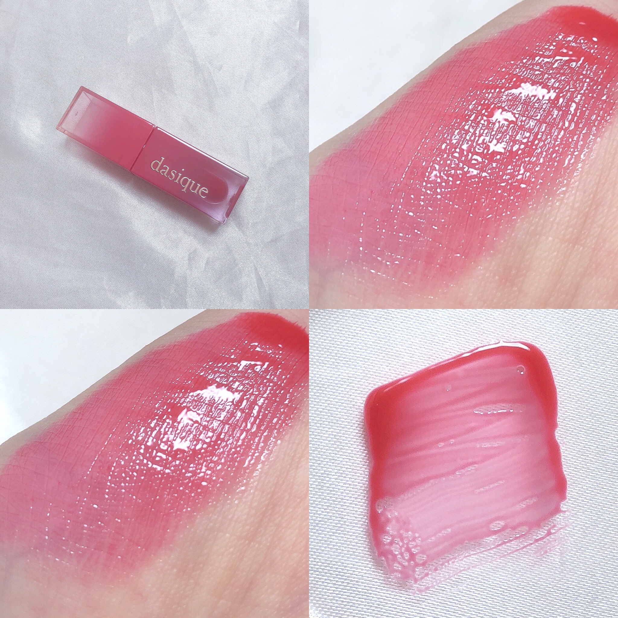 グリスニングウォータリングティント G10 チェリースイートハート/FlowerKnows/リップティントを使ったクチコミ（3枚目）