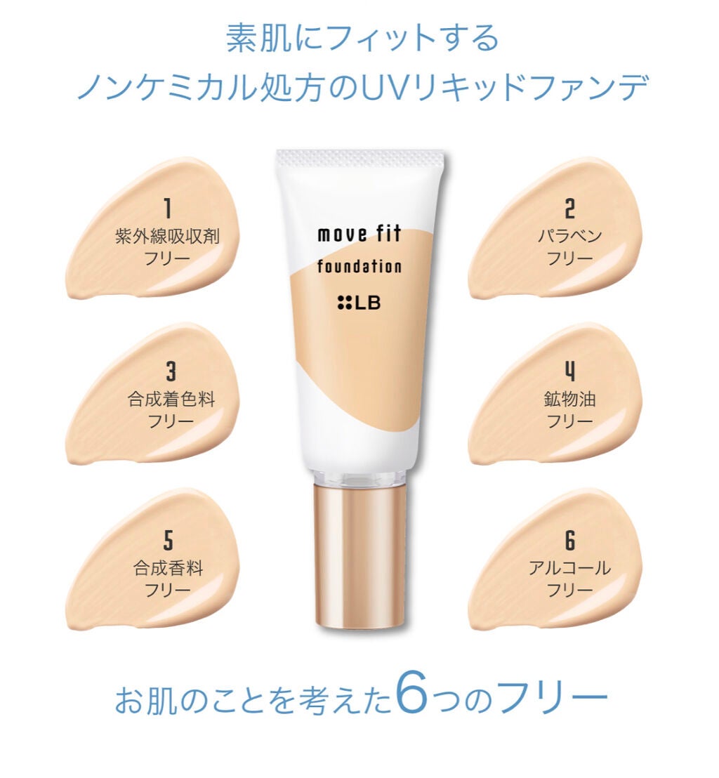 ムーヴフィットファンデーション/LB/リキッドファンデーションを使ったクチコミ(3枚目)