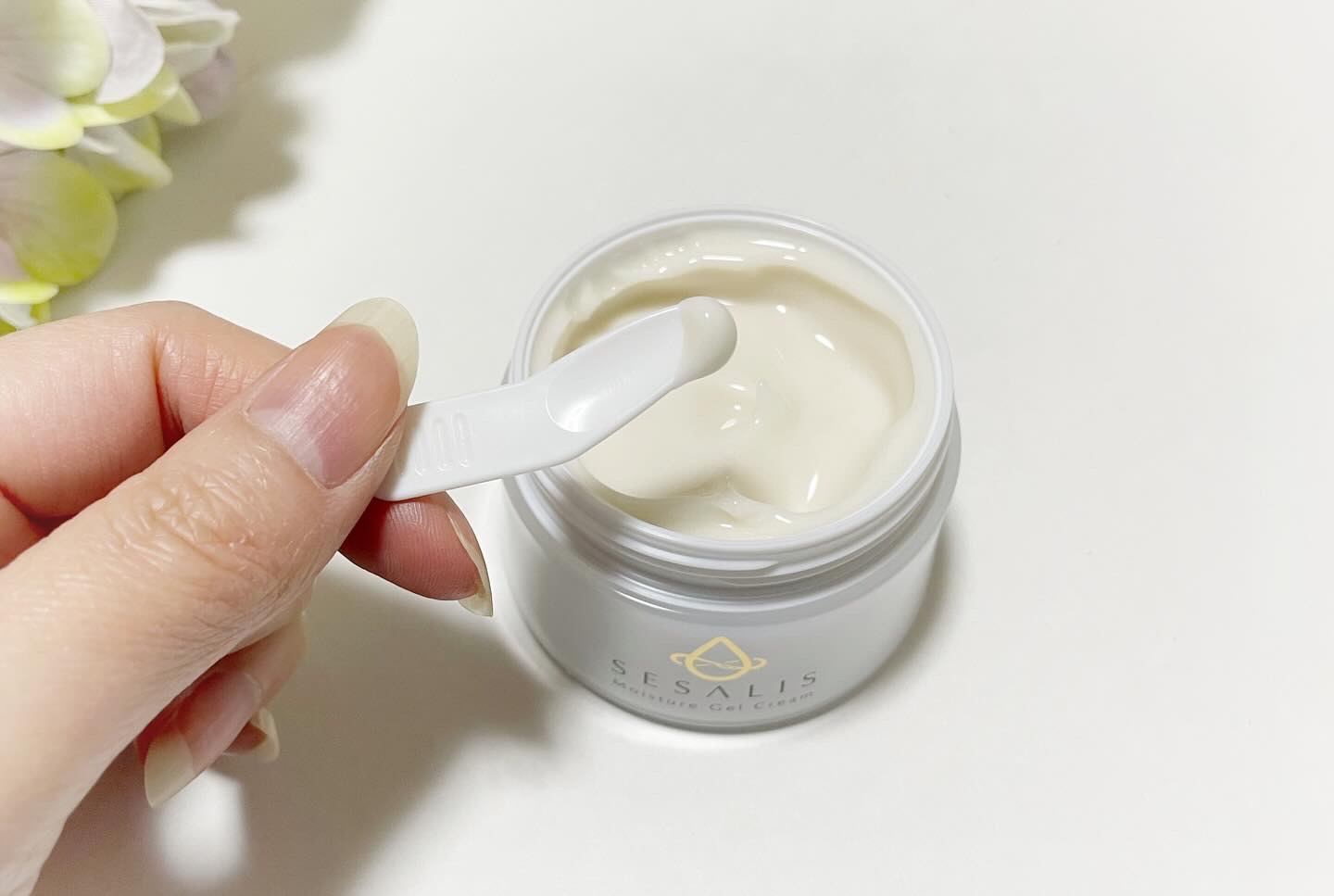 モイスチャージェルクリーム/SESALIS/フェイスクリームを使ったクチコミ（2枚目）