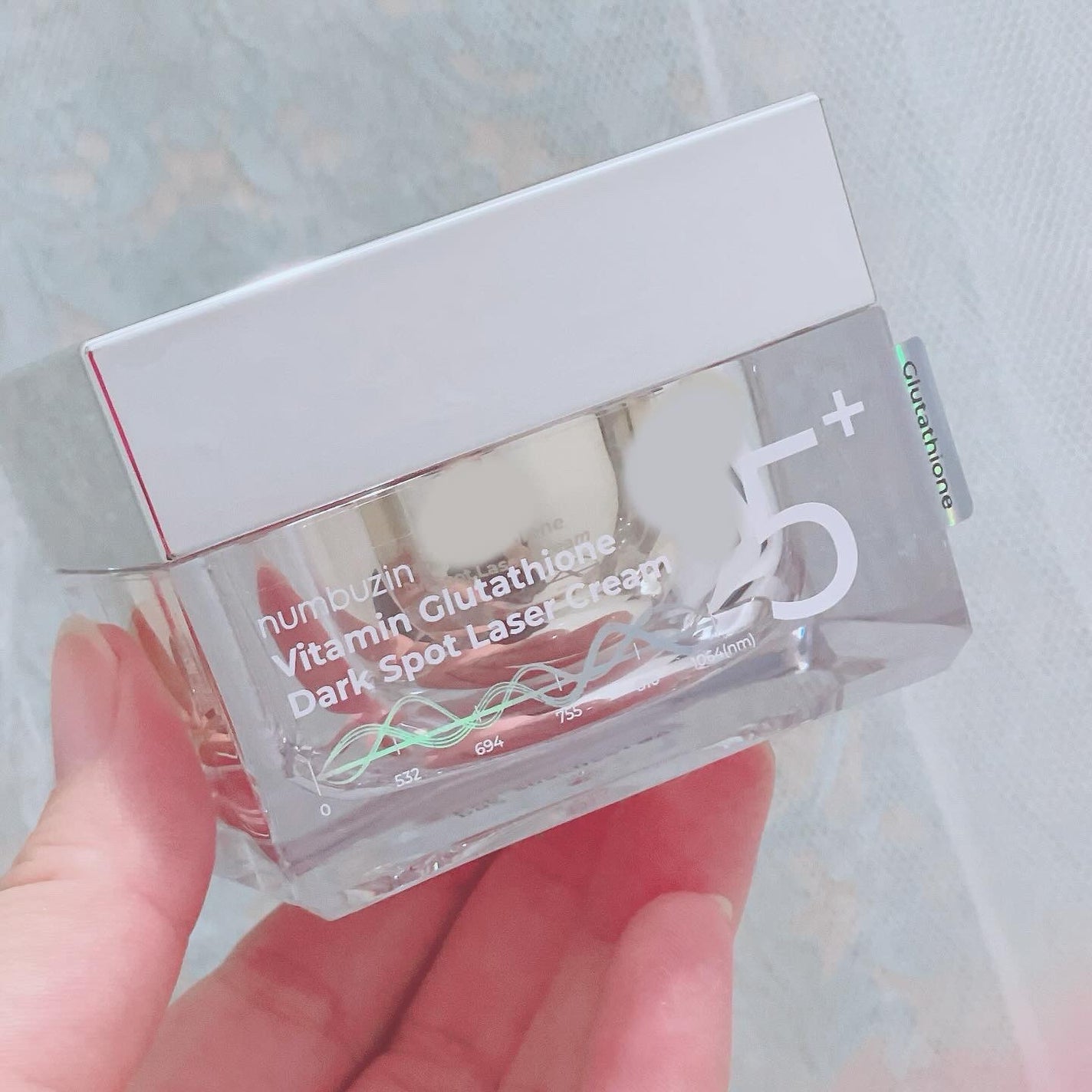 5番 白玉グルタチオンCメラゼロクリーム/numbuzin/フェイスクリームを使ったクチコミ(2枚目)