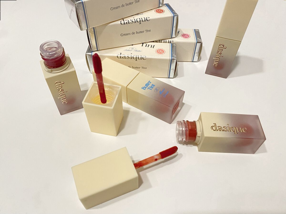 クリームドゥバターティント/dasique/リップティントを使ったクチコミ（3枚目）