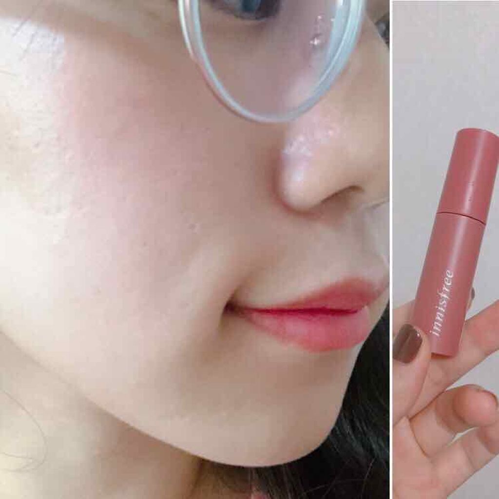 ビビッドコットン インクティント/innisfree/口紅を使ったクチコミ（3枚目）