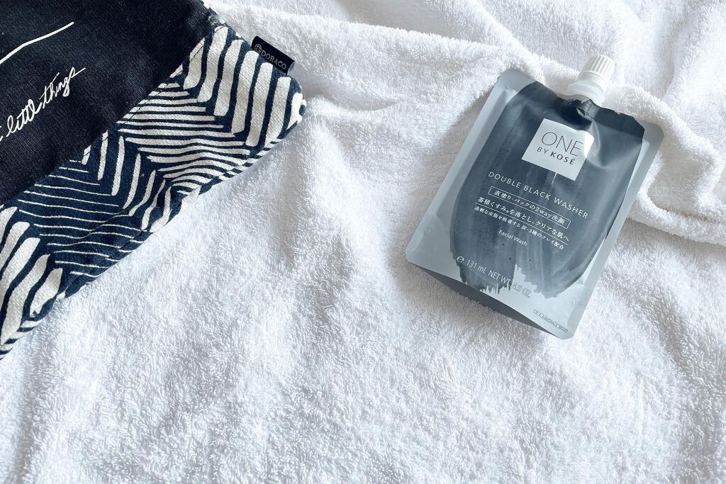 ダブル ブラック ウォッシャー/ONE BY KOSE/その他洗顔料を使ったクチコミ（1枚目）