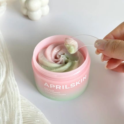 ピンクアロエメレンゲクレンザー/APRILSKIN/その他洗顔料を使ったクチコミ(1枚目)