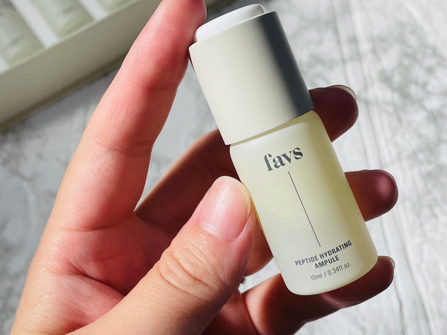 ペプチドハイドレーティングアンプル/favs/美容液を使ったクチコミ(3枚目)