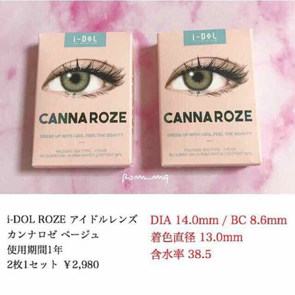 CANNA ROZE 1year/URIA i-DOL/カラーコンタクトレンズを使ったクチコミ(3枚目)