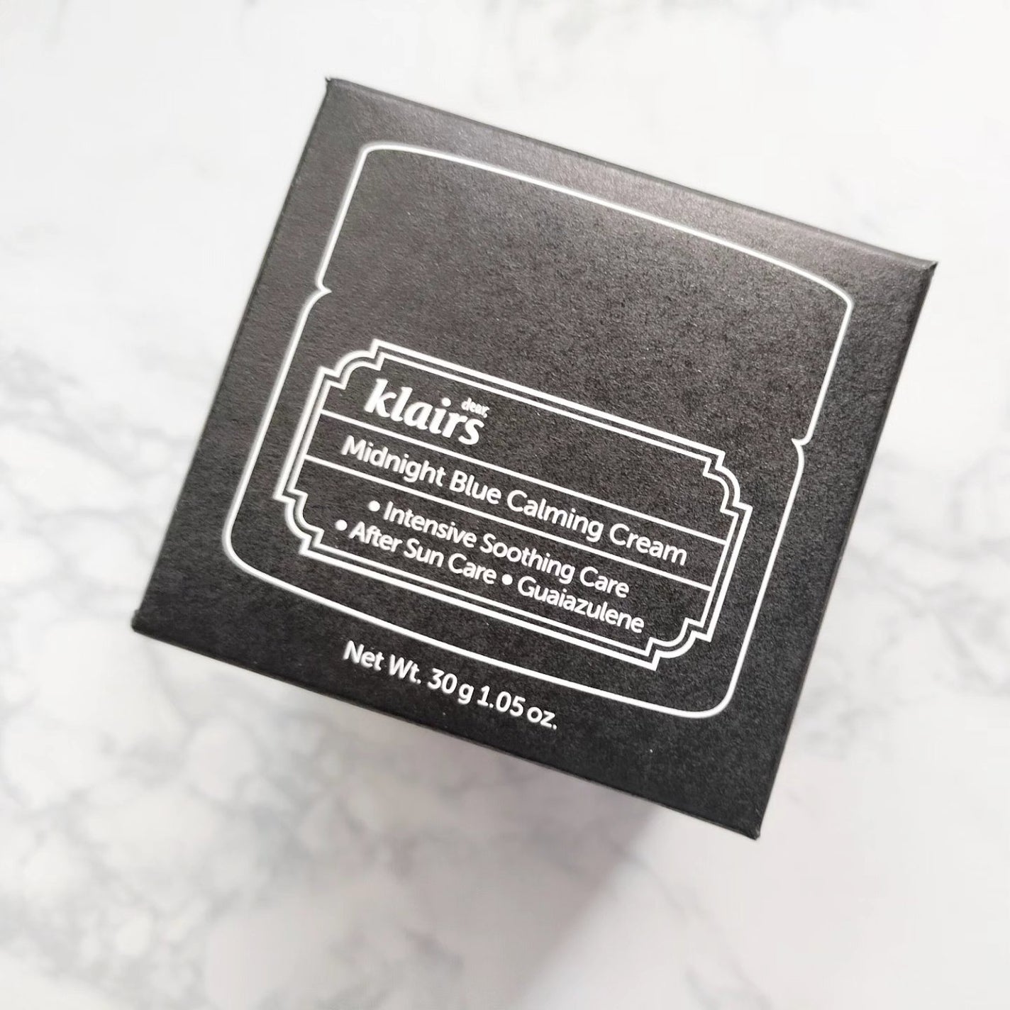 ミッドナイトブルーカーミングクリーム/Klairs/フェイスクリームを使ったクチコミ(4枚目)