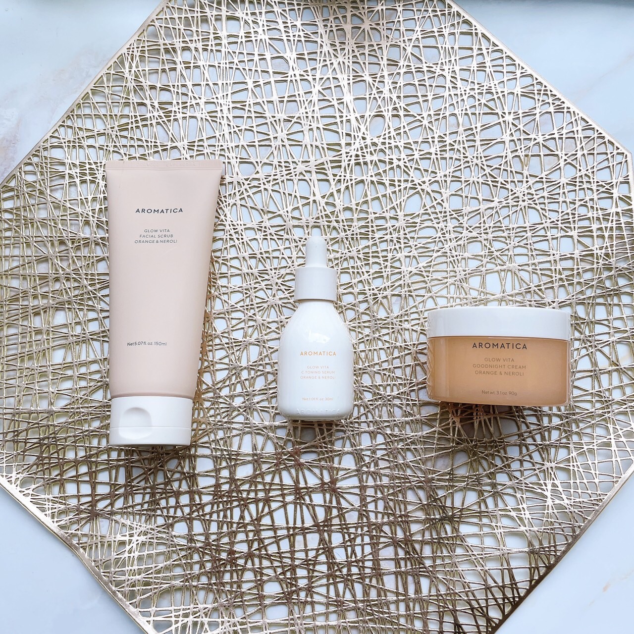 グロービタグットナイトクリーム/AROMATICA/フェイスクリームを使ったクチコミ（1枚目）