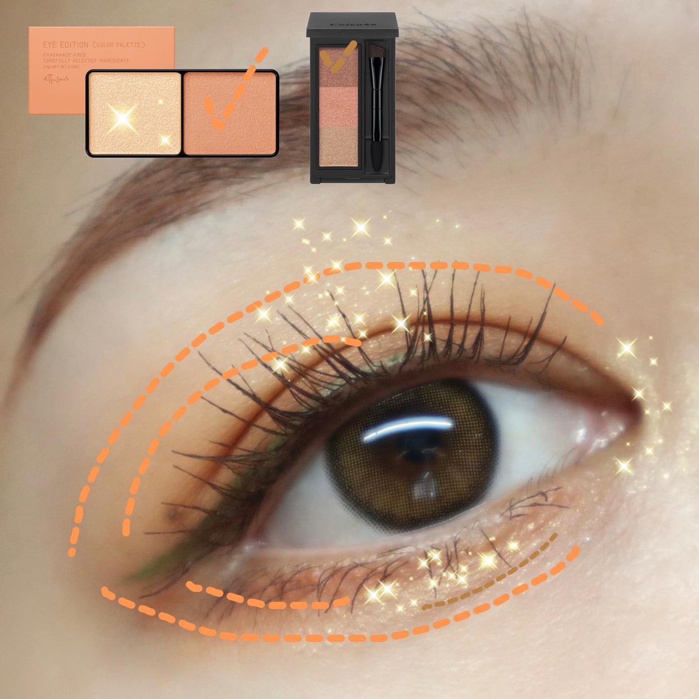 エテュセ アイエディション(カラーパレット)/ettusais/アイシャドウパレットを使ったクチコミ(4枚目)