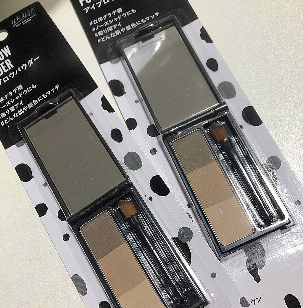 UR GLAM EYEBROW POWDER/U R GLAM/パウダーアイブロウを使ったクチコミ(3枚目)