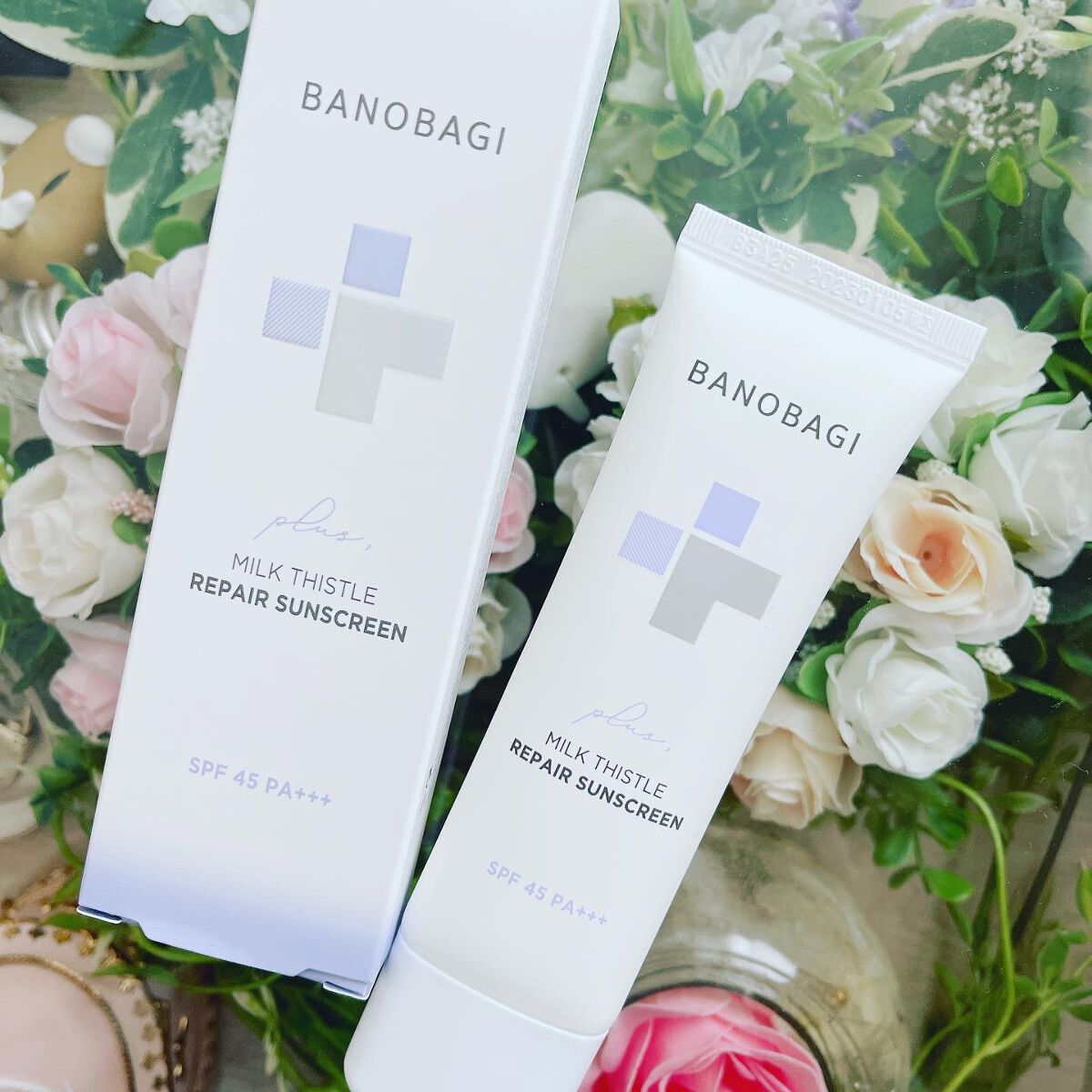 ミルクシスルリペアシカサンスクリーンプラス/BANOBAGI/日焼け止めミルクを使ったクチコミ（2枚目）