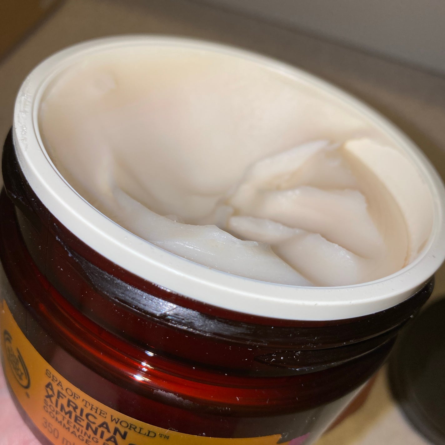 アフリカン ソフトニングボディスクラブ/THE BODY SHOP/ボディスクラブを使ったクチコミ(1枚目)