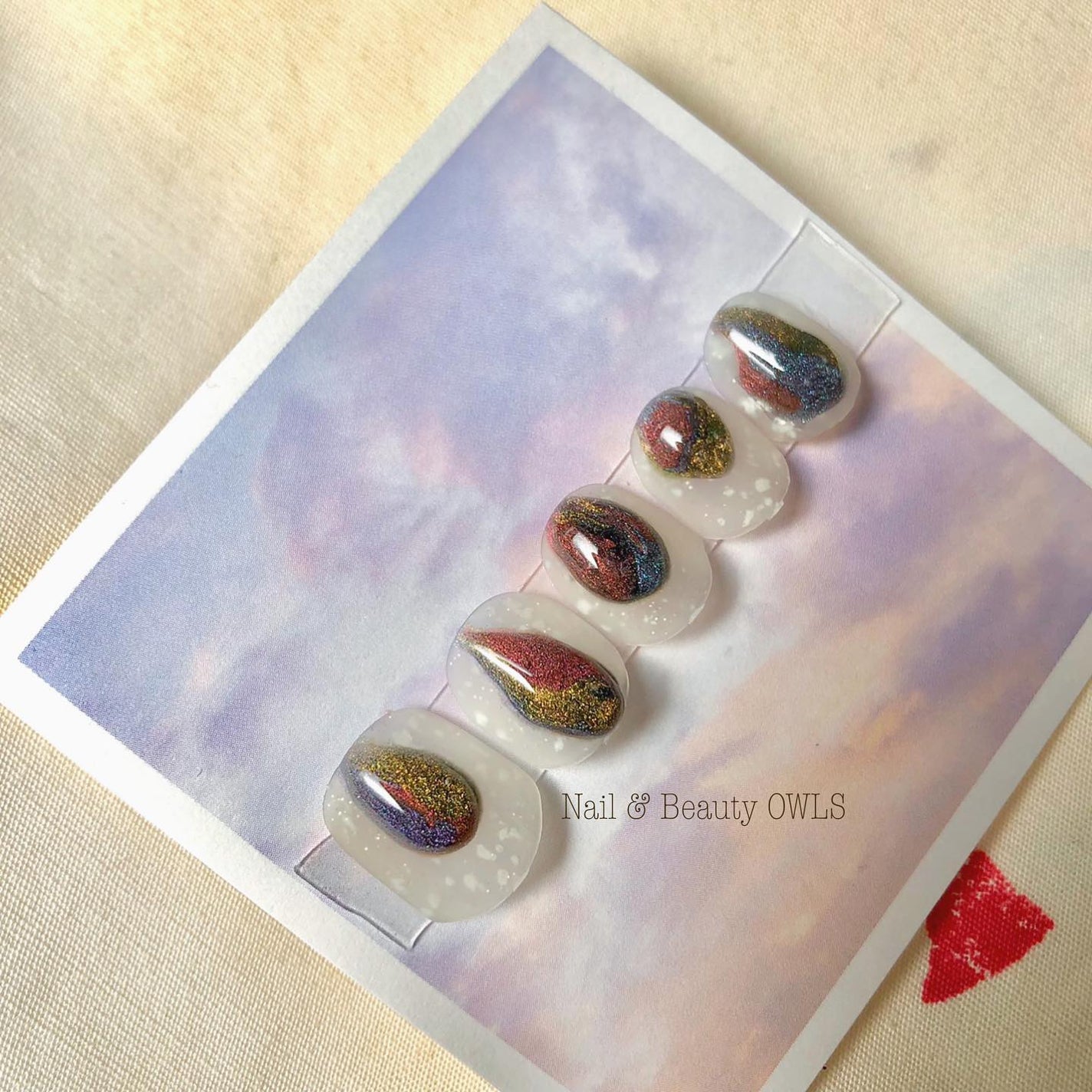 ぴよこれいと あうるす on LIPS 「tearsなみだ。光の加減で色が変わって見えます☀️#ぷくぷく..」(4枚目)