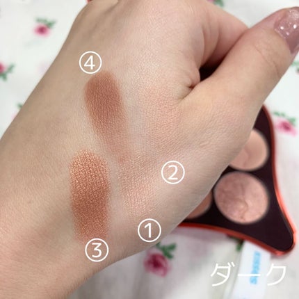 キスチョコレート プレイカラーアイズ/ETUDE/アイシャドウパレットを使ったクチコミ(5枚目)