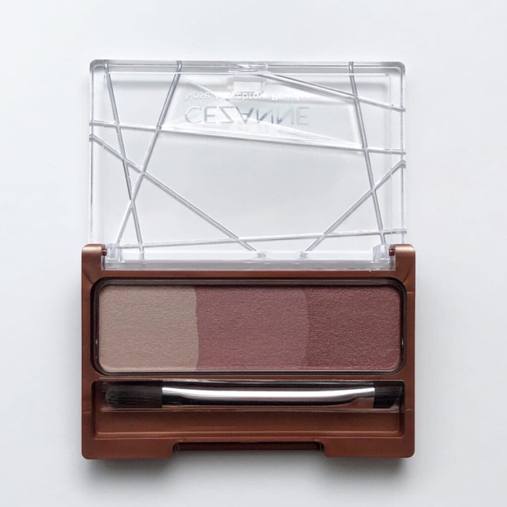 ノーズ&アイブロウパウダー/CEZANNE/パウダーアイブロウを使ったクチコミ(2枚目)