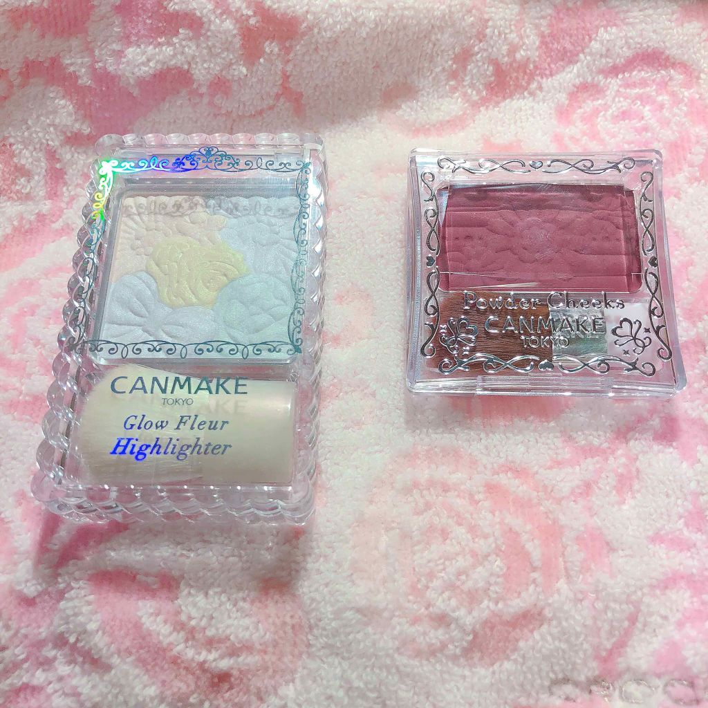 グロウフルールハイライター/キャンメイク/パウダーハイライトを使ったクチコミ（1枚目）