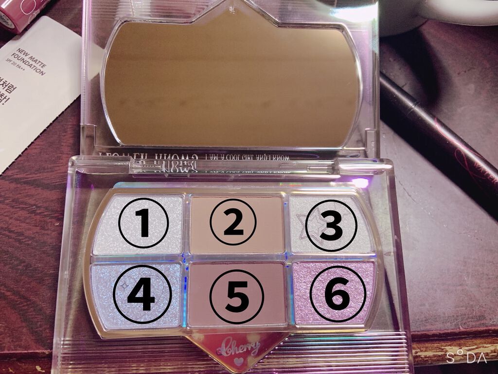 レトロマグネティック アイシャドウパレット  03 ロックベイビー(Rock Baby)/FlowerKnows/アイシャドウパレットを使ったクチコミ（2枚目）