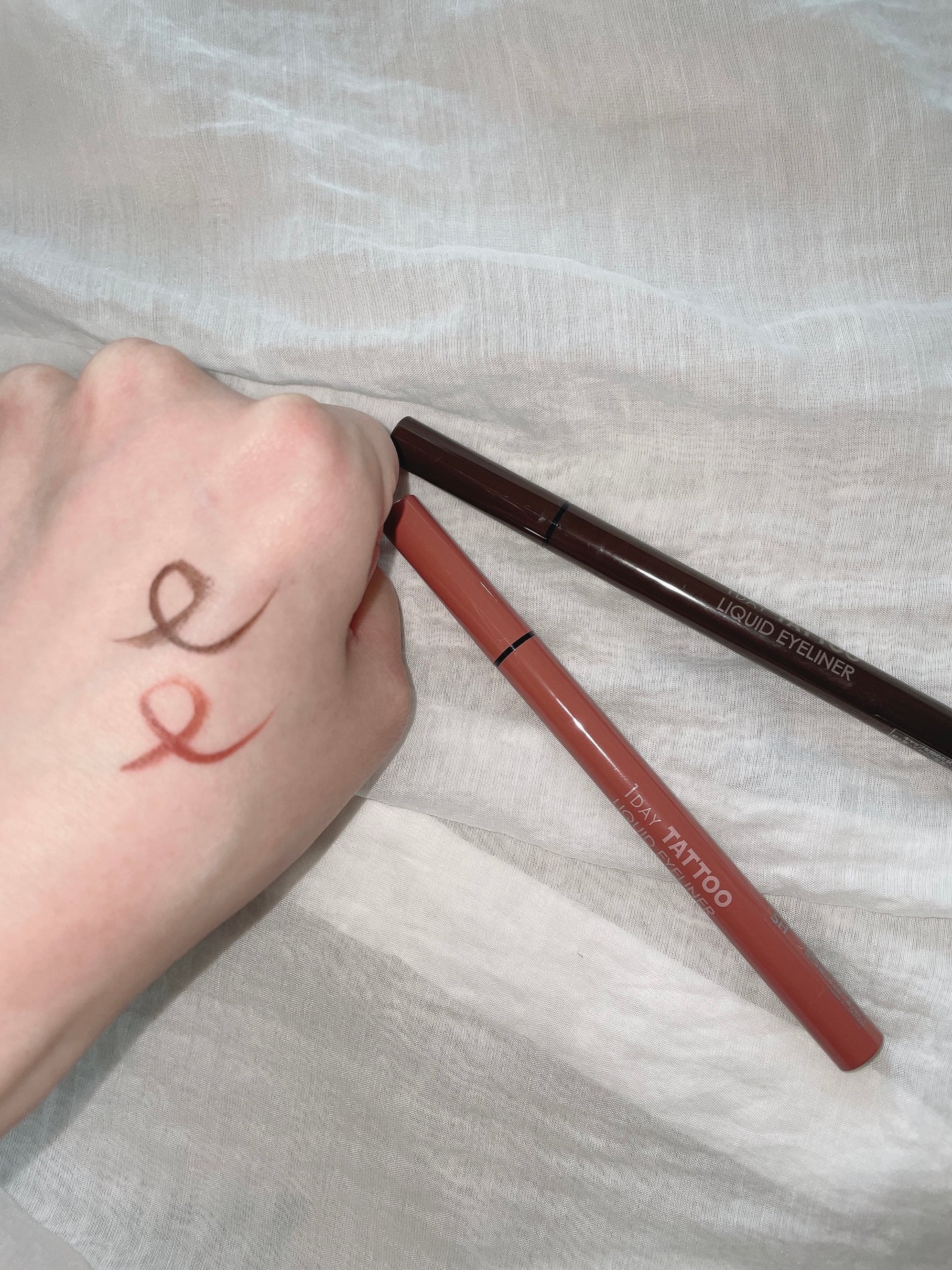 1DAY TATTOO リキッドアイライナー/K-パレット/リキッドアイライナーを使ったクチコミ(3枚目)