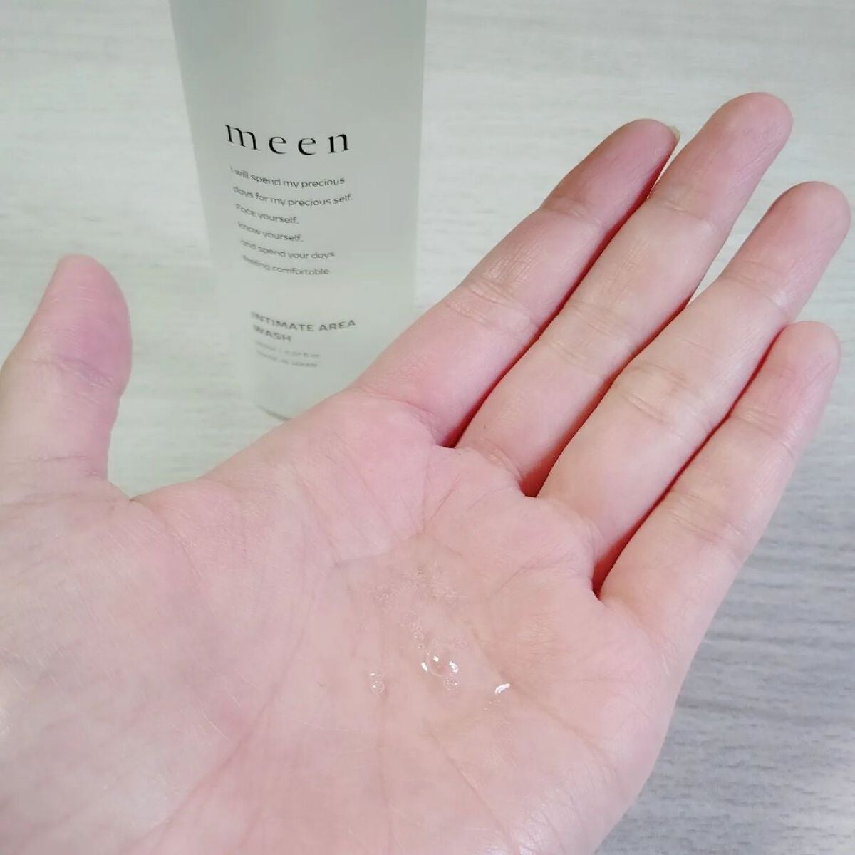 intimate wash /meen/デリケートゾーンケアを使ったクチコミ(2枚目)