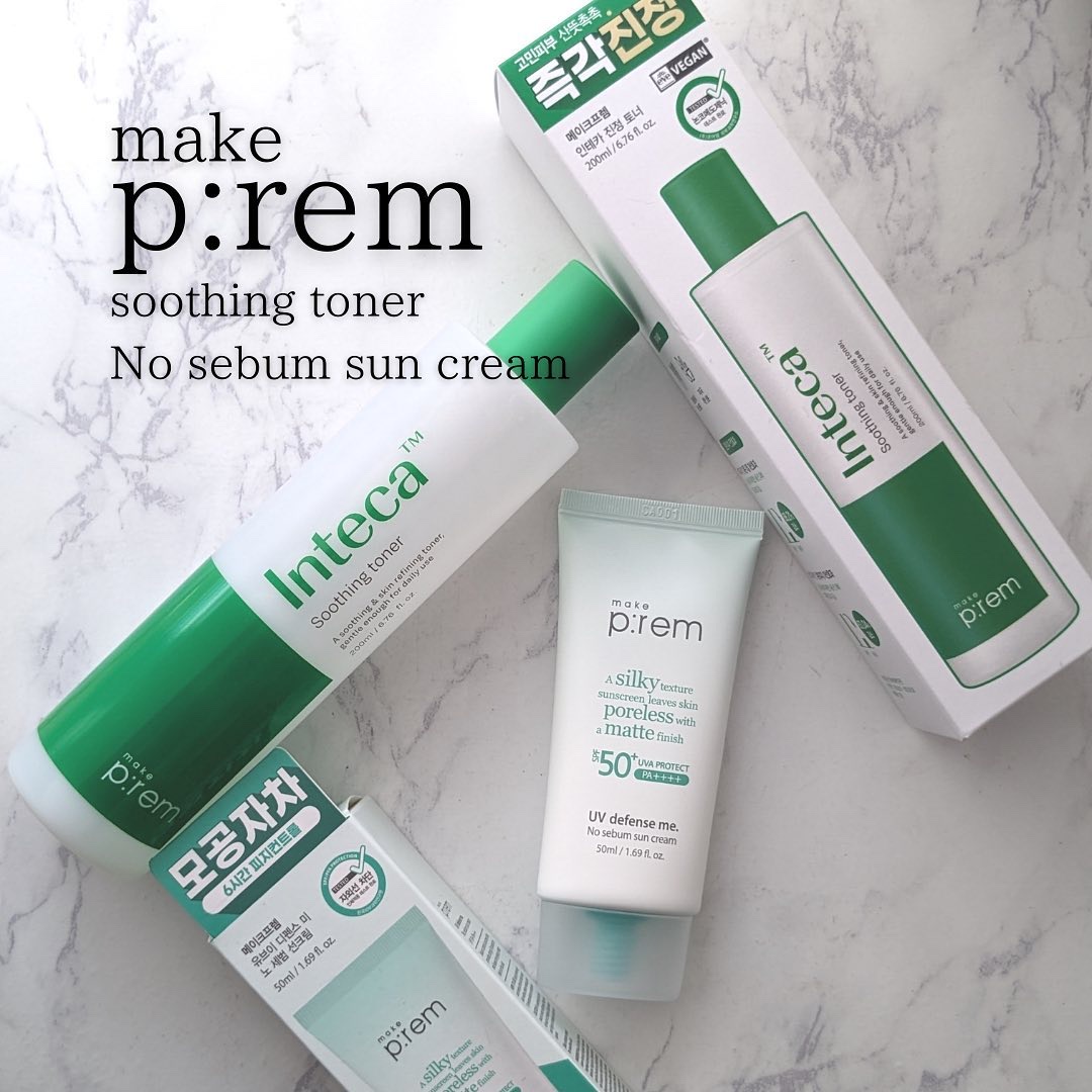 インテカ スージングトナー/make prem/化粧水を使ったクチコミ（1枚目）
