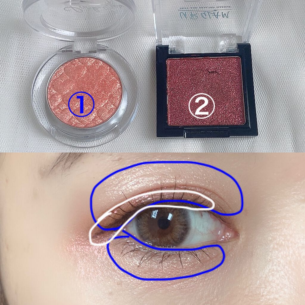 ルックアット マイアイジュエル/ETUDE/単色アイシャドウを使ったクチコミ(3枚目)