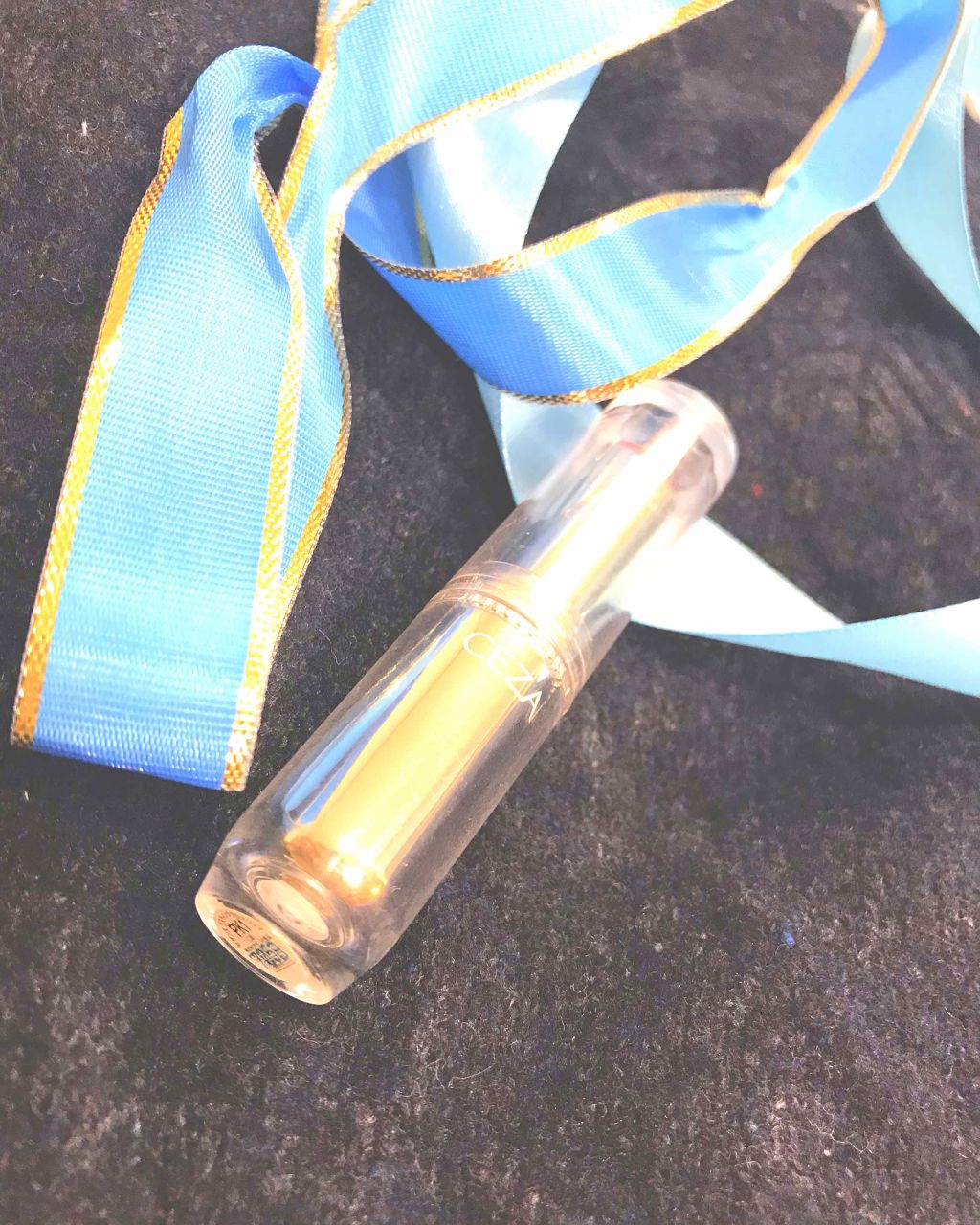 ラスティンググロスリップ/CEZANNE/口紅を使ったクチコミ（2枚目）