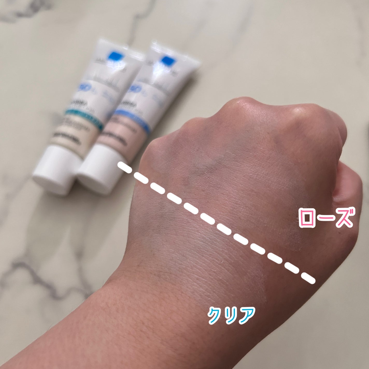 UVイデア XL プロテクショントーンアップ ローズ/ラ ロッシュ ポゼ/日焼け止めクリームを使ったクチコミ(6枚目)