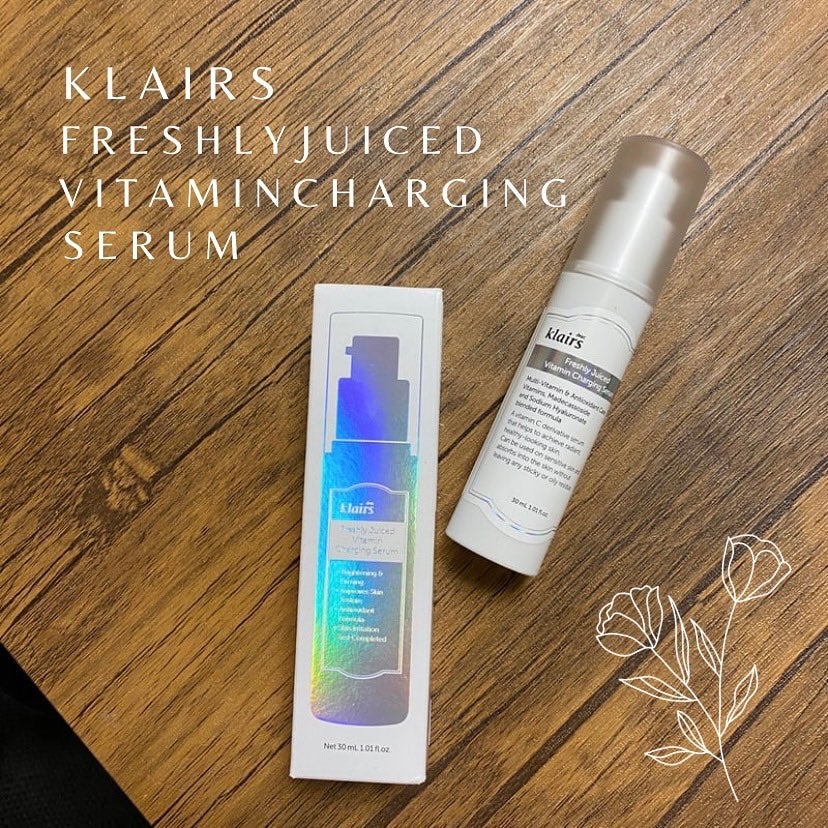フレッシュリージュースドビタミンチャージングセラム(30ml)/Klairs/美容液を使ったクチコミ(1枚目)