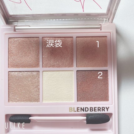 オーラクリエイション/BLEND BERRY/アイシャドウパレットを使ったクチコミ(2枚目)