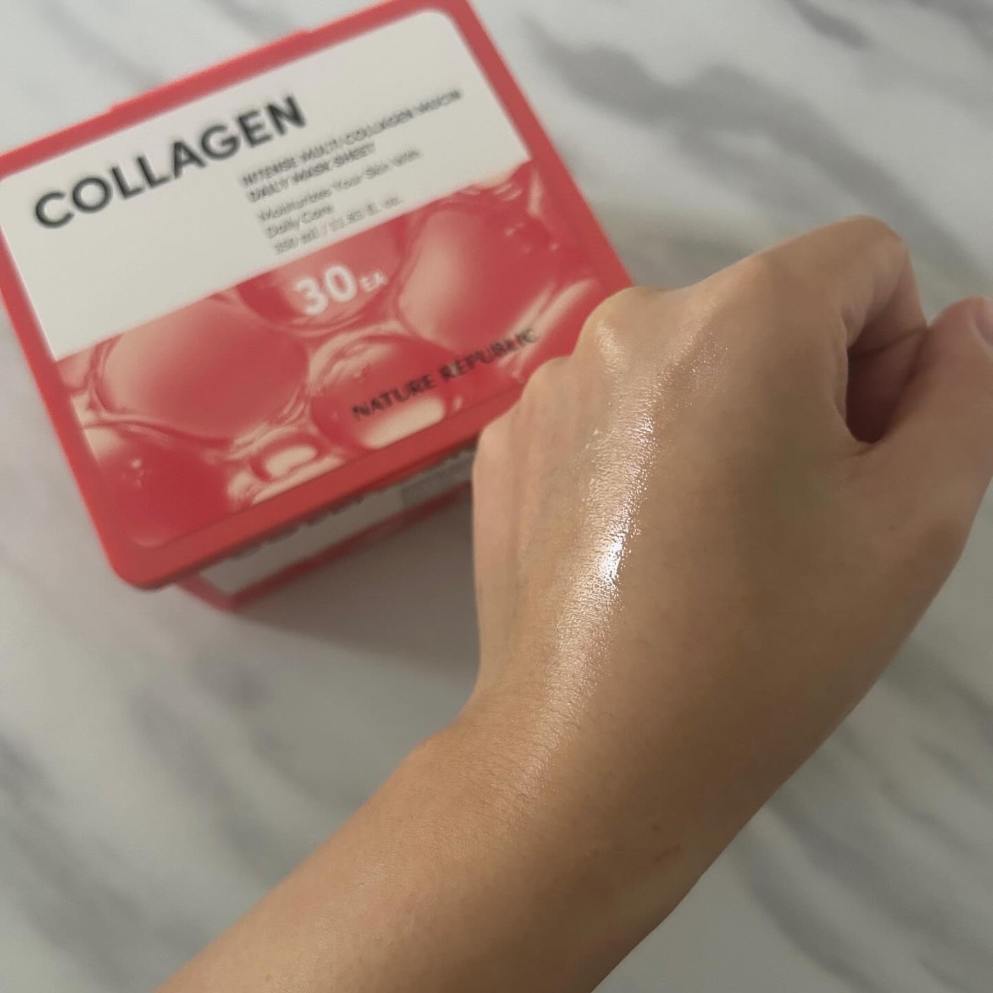 コラーゲンデイリーシートマスク/ネイチャーリパブリック/シートマスク・パックを使ったクチコミ(7枚目)