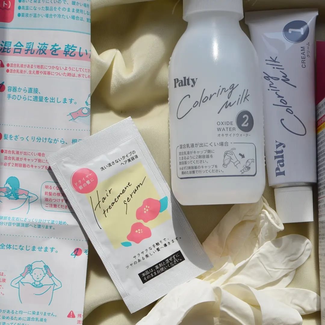 カラーリングミルク ごきげんピンク/パルティ/ヘアカラーを使ったクチコミ（3枚目）