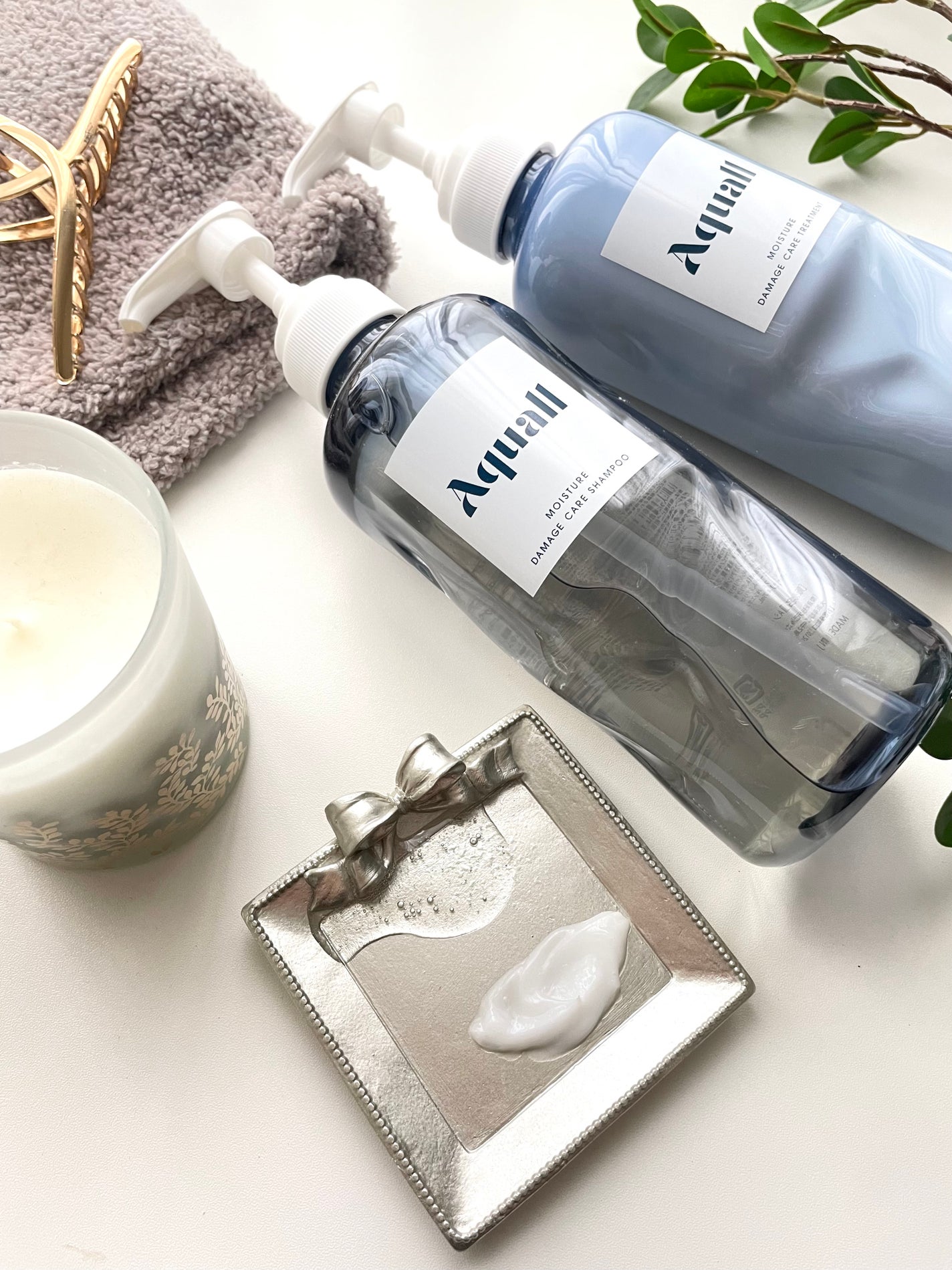 モイスチャーダメージケア シャンプー/トリートメント/Aquall/市販シャンプーを使ったクチコミ(2枚目)