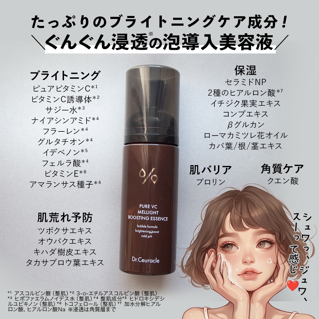 ピュアVC メライト ブースティング エッセンス/Dr.Ceuracle/美容液を使ったクチコミ（2枚目）