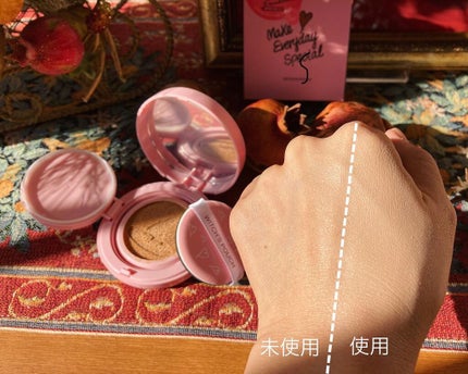 モイスチャーライズ カバー クッション/Witch's Pouch/クッションファンデーションを使ったクチコミ(5枚目)