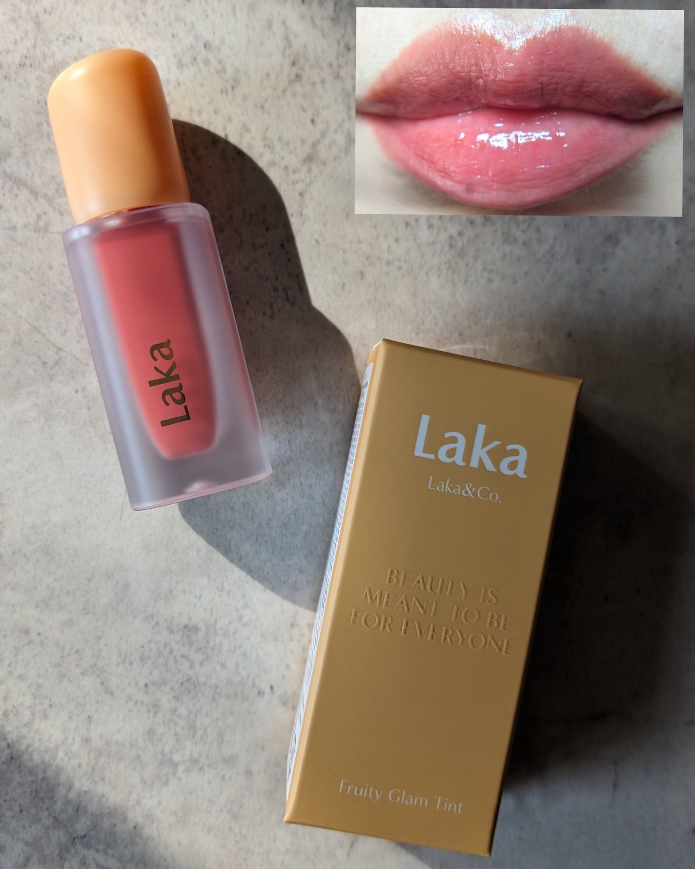 フルーティーグラムティント/Laka/リップティントを使ったクチコミ(2枚目)