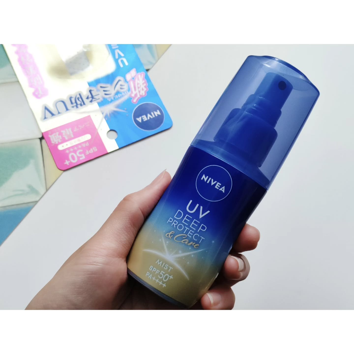 ニベアUV ディーププロテクト＆ケア ミルクミスト/ニベア/日焼け止めミスト・スプレーを使ったクチコミ（2枚目）