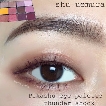 ピカシュウ アイ パレット‐サンダーショック/shu uemura/アイシャドウパレットを使ったクチコミ（2枚目）