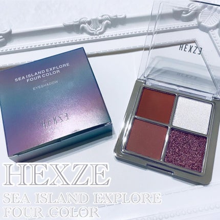 アイランドアドベンチャー4アイシャドウ/HEXZE(ヘックスゼ)/アイシャドウパレットを使ったクチコミ(1枚目)
