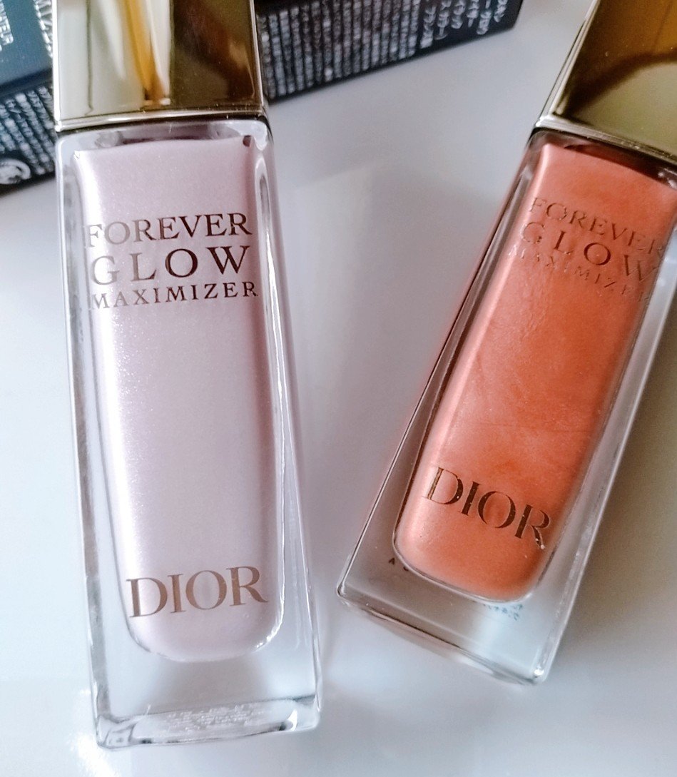 ディオールスキン フォーエヴァー グロウ マキシマイザー 014 ロージー（公式オンラインブティック限定）/Dior/ハイライトを使ったクチコミ（2枚目）