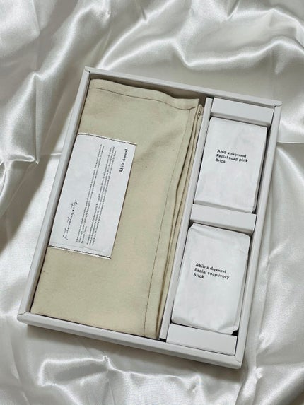 Abib  フェイシャルソープブリック アイボリーのクチコミ「Abib 
【Abib×depoundコラボキット】
アビブフェイスキット
〜セット内容〜.....」(2枚目)