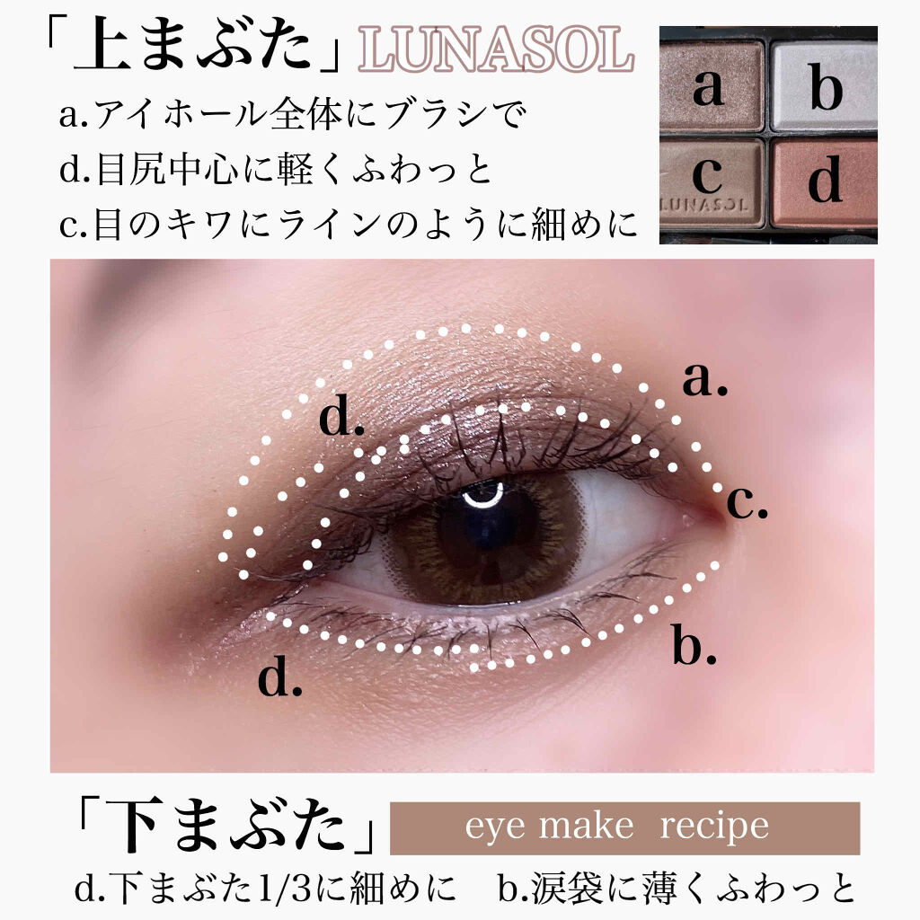 ニュアンスシェイドアイズ/LUNASOL/アイシャドウパレットを使ったクチコミ（2枚目）