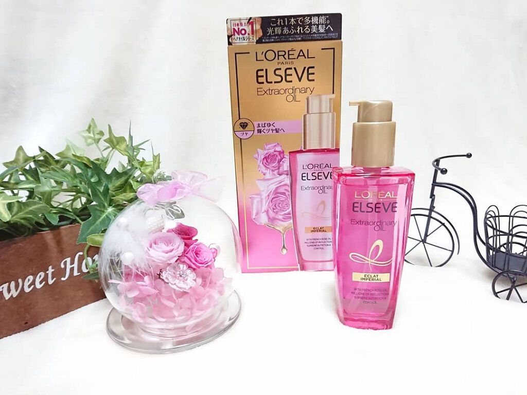 エクストラオーディナリー オイル エクラアンペリアル 艶髪オイル/ロレアル パリ/ヘアオイルを使ったクチコミ(2枚目)